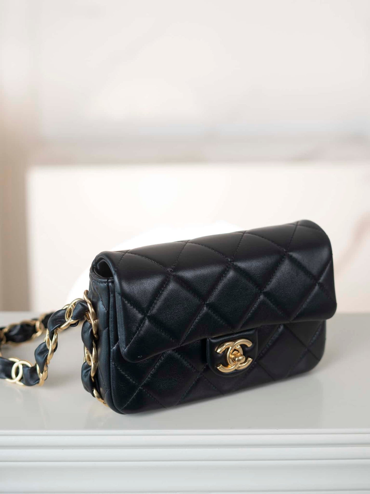 CC 24K Small Flap Bag