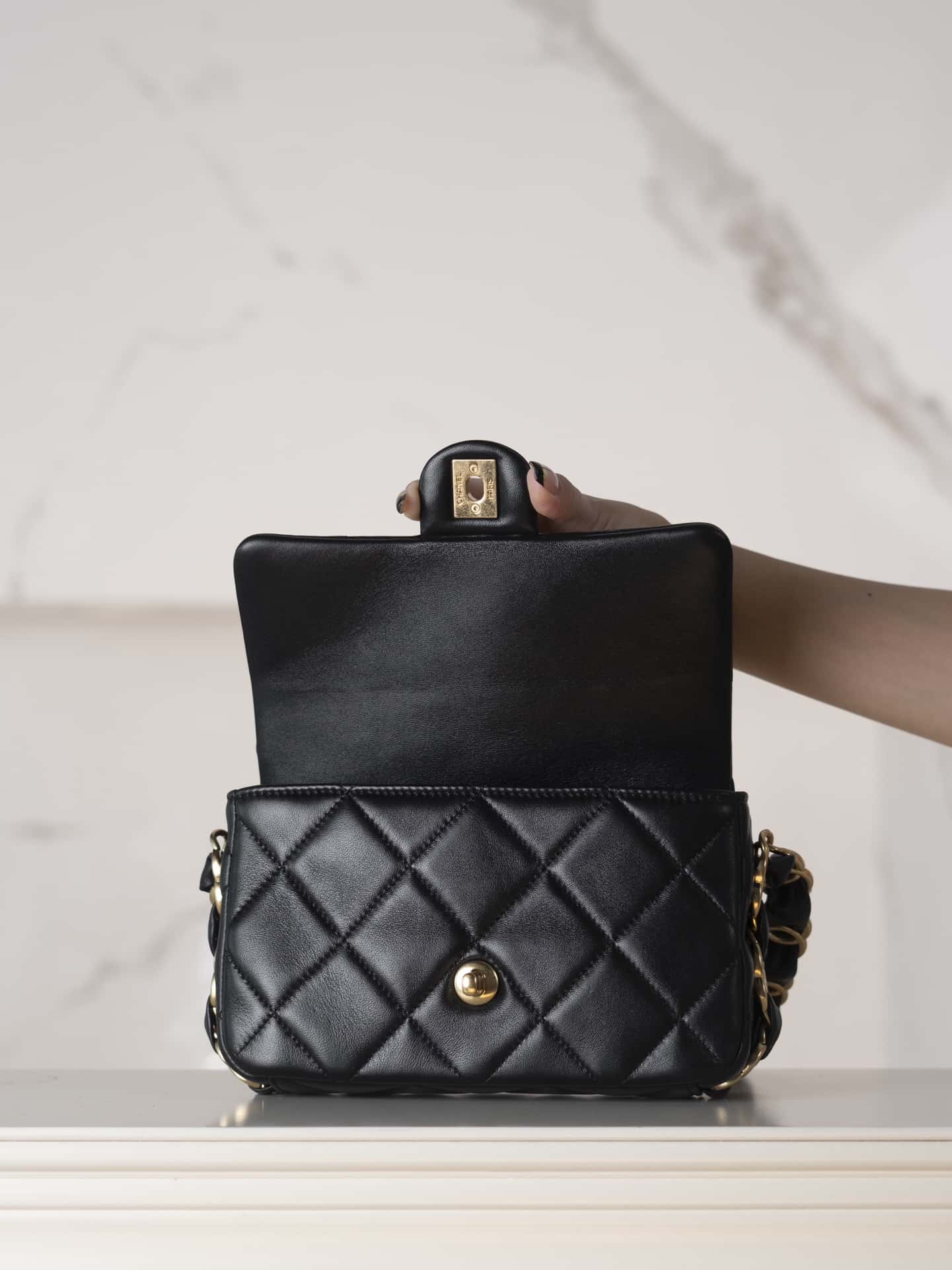 CC 24K Small Flap Bag