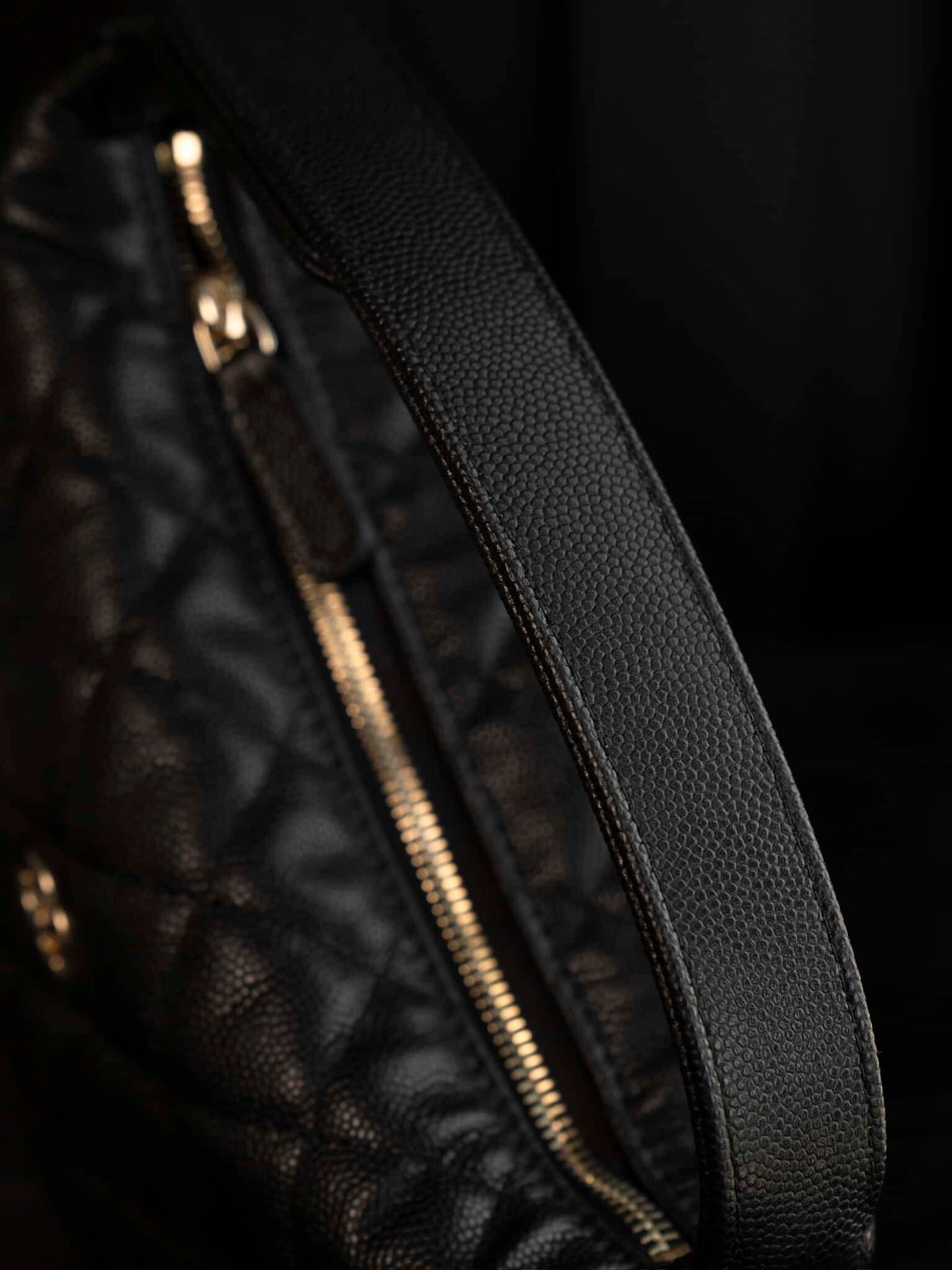 CC 25C Top Handle Hobo Bag Black
