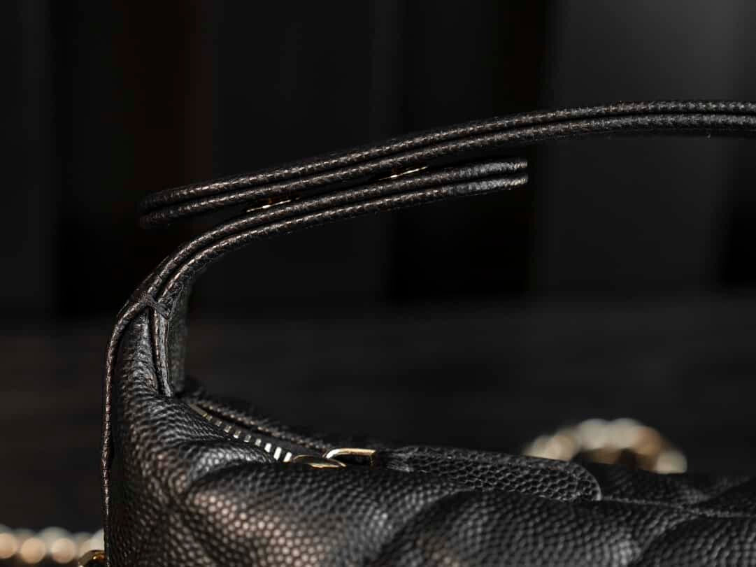 CC 25C Top Handle Hobo Bag Black