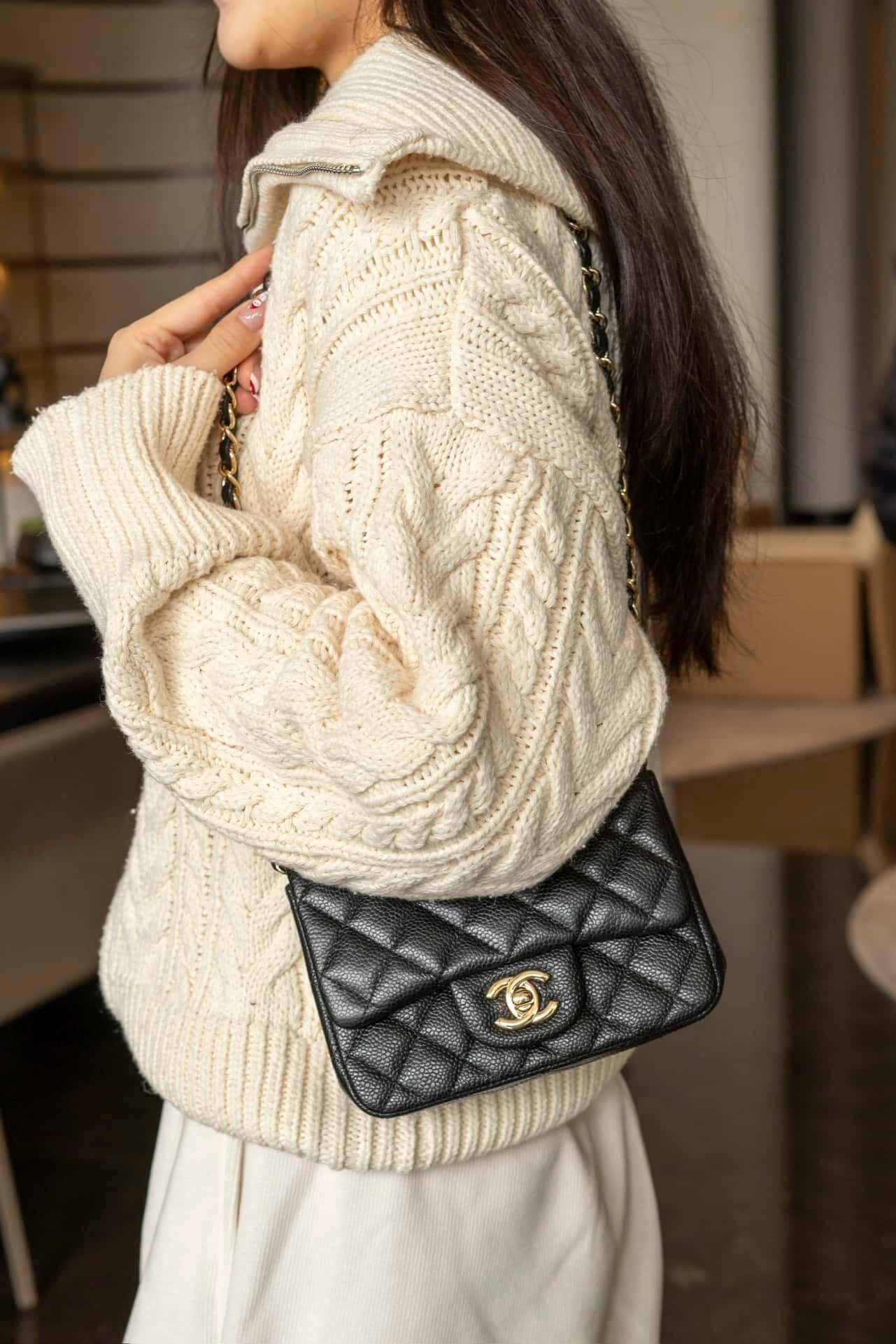 CC Mini Square Flap Bag