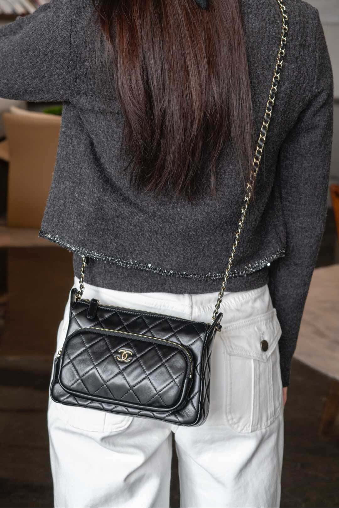 CC Clutch with Chain Black