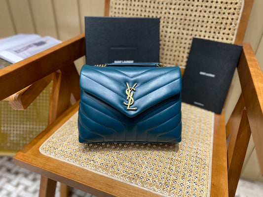 YSL Loulou Small Bag Turquoise