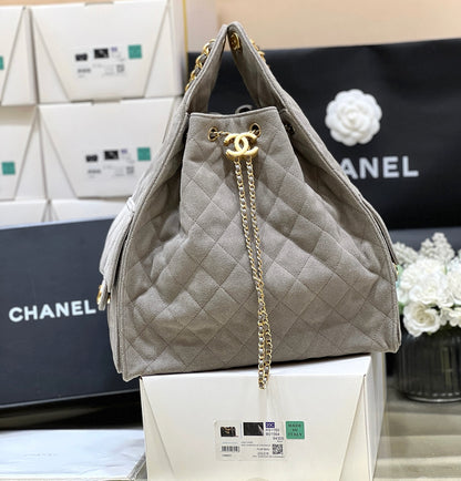 CC 25 Large Hobo Bag Suede Grey