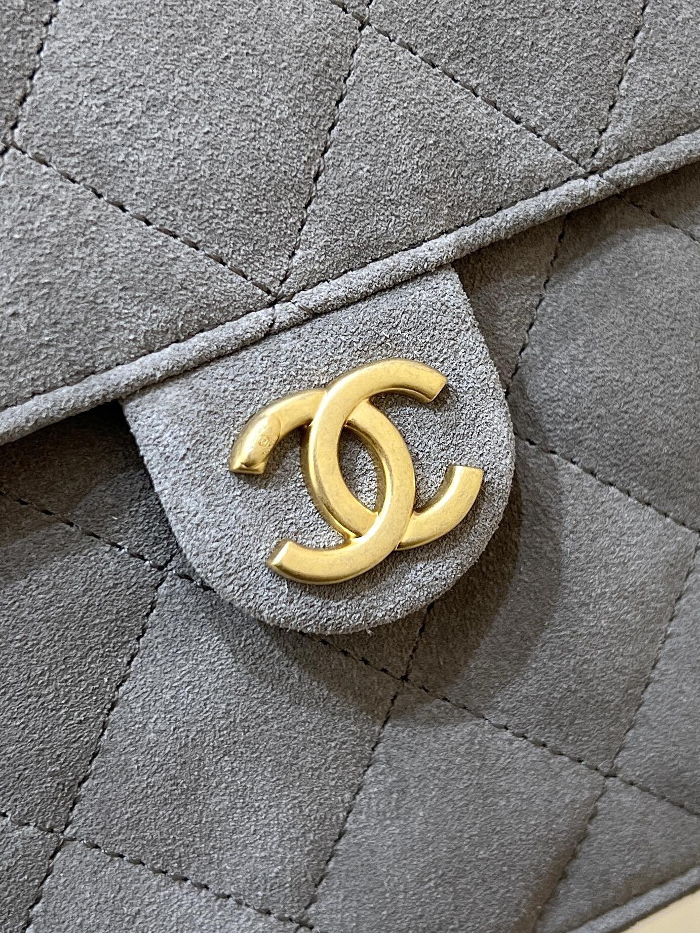 CC 25 Large Hobo Bag Suede Grey