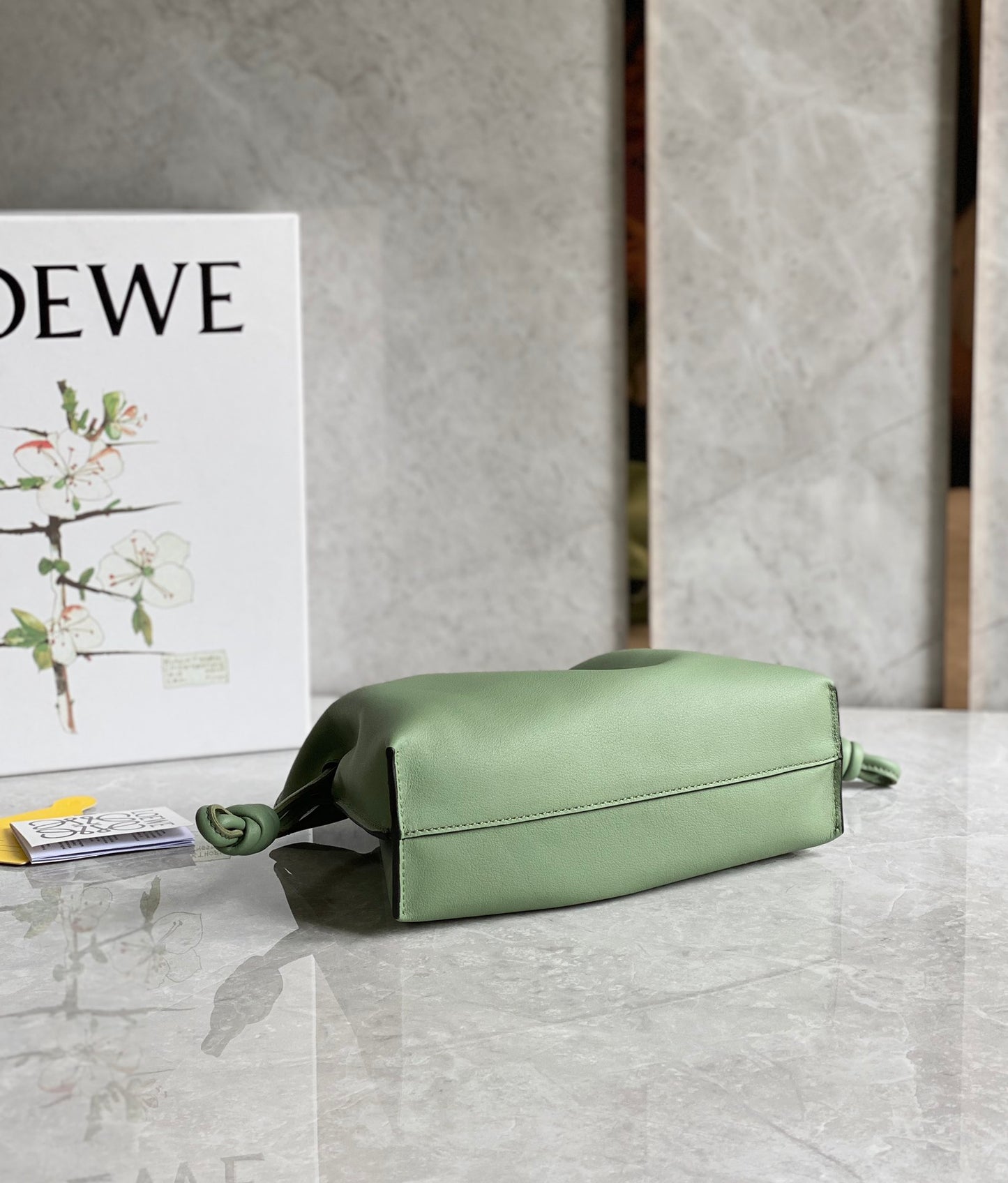 LOEWE Mini Flamenco Bag Green