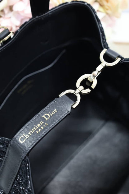 Toujours Black Tweed Bag