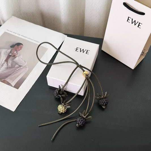 LWE Berry Leather Charm