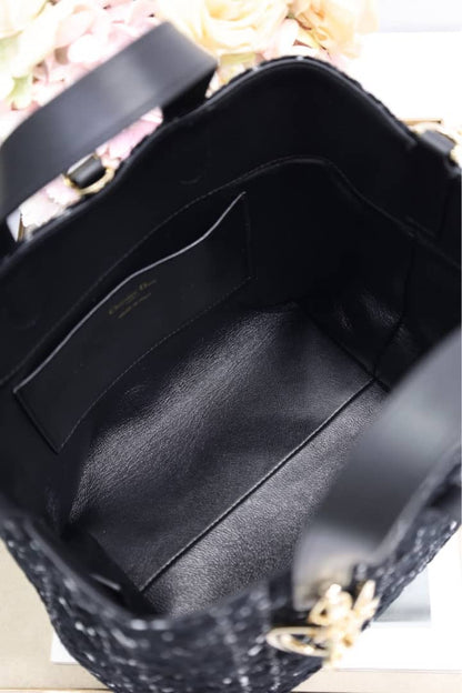 Toujours Black Tweed Bag