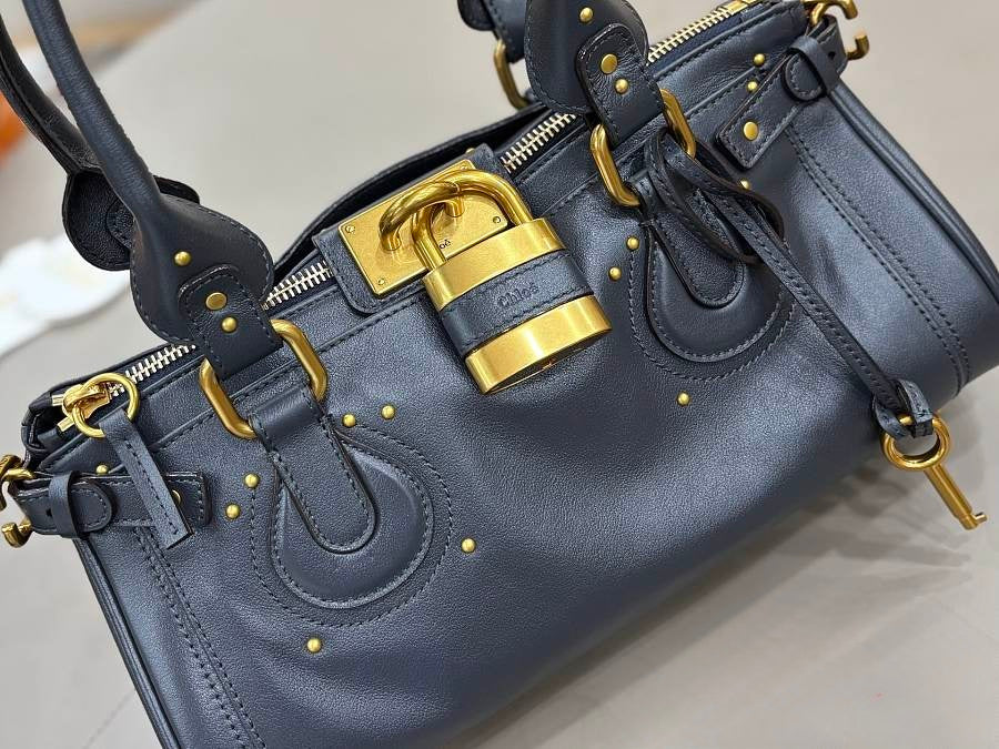 Paddington Medium Bag In Navy Blue