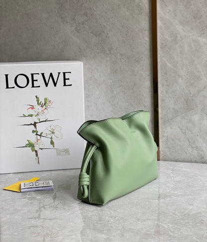 LOEWE Mini Flamenco Bag Green