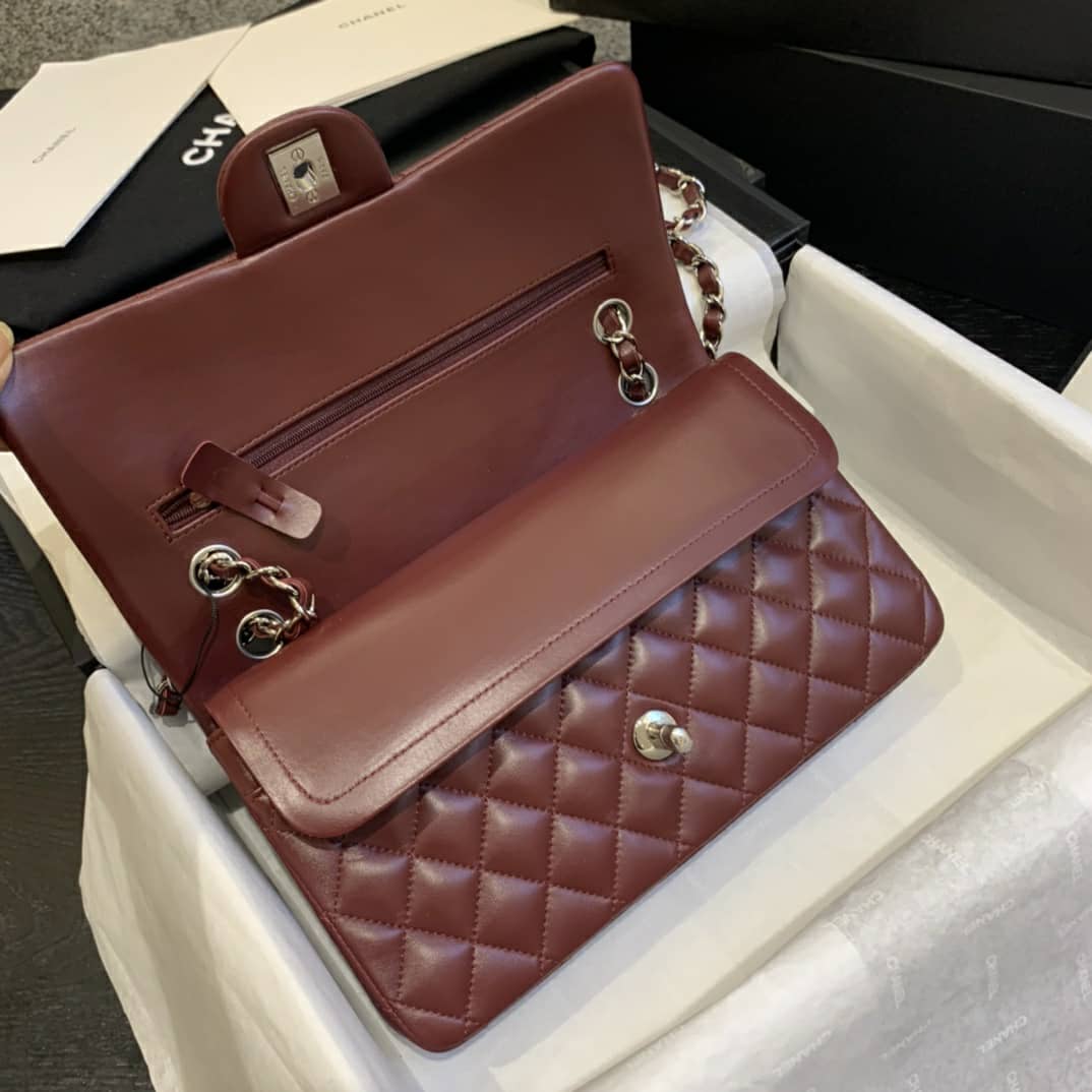 CHANEL Classic Flap Bag Burgundy