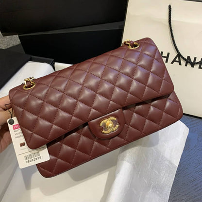 CHANEL Classic Flap Bag Burgundy