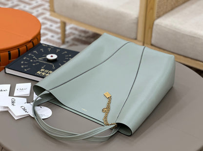 Spin Tote Bag Sea Green