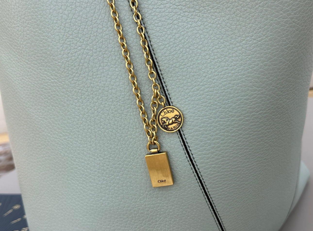 Spin Tote Bag Sea Green