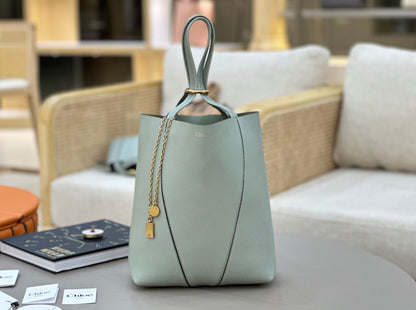 Spin Tote Bag Sea Green