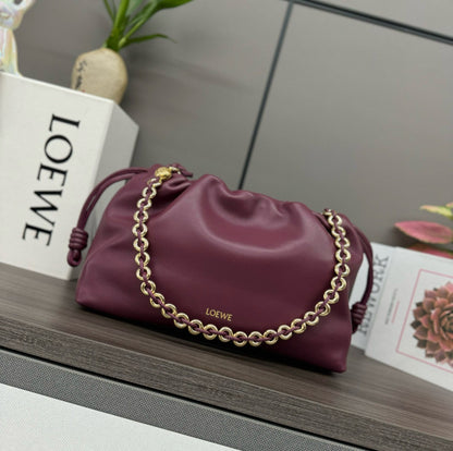 LOEWE Flamenco Bag Crimson