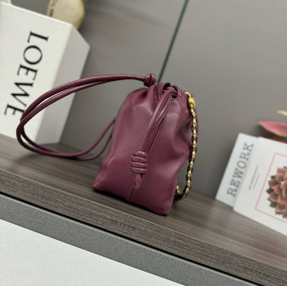 LOEWE Flamenco Bag Crimson