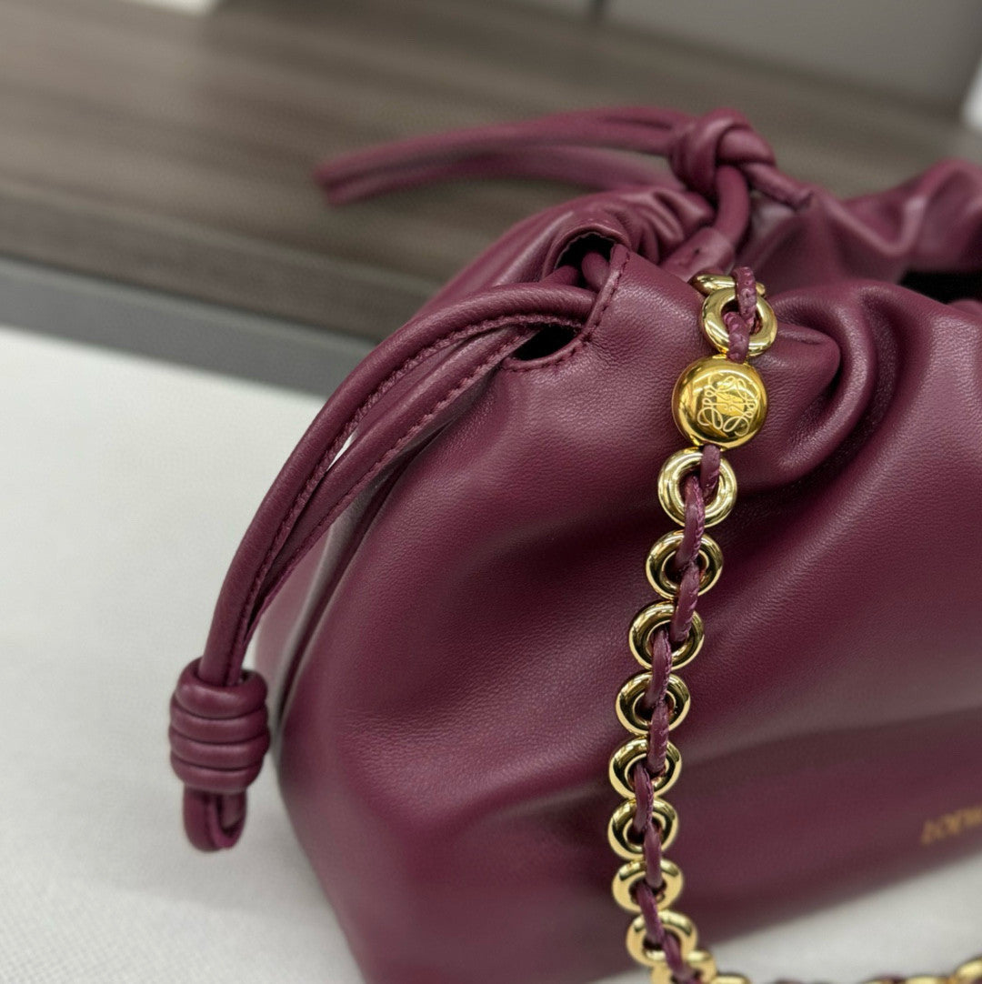 LOEWE Flamenco Bag Crimson