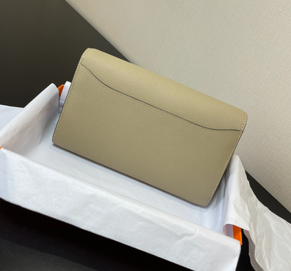 H Constance Long Wallet To Go Epsom Leather Light Beige