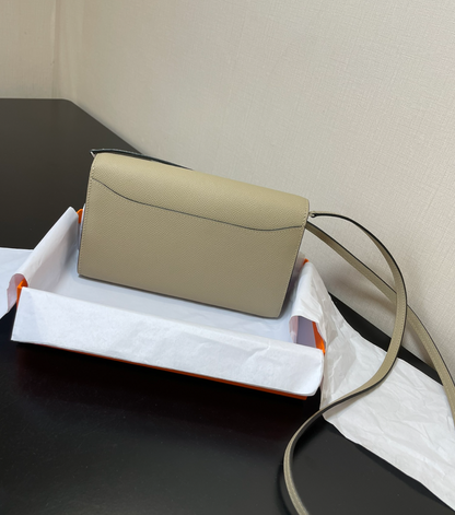 H Constance Long Wallet To Go Epsom Leather Light Beige
