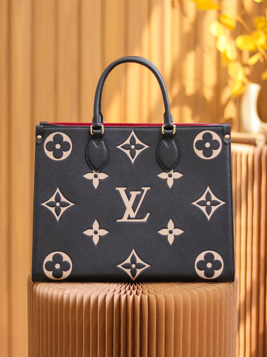 LV  OnTheGo MM Black/Beige
