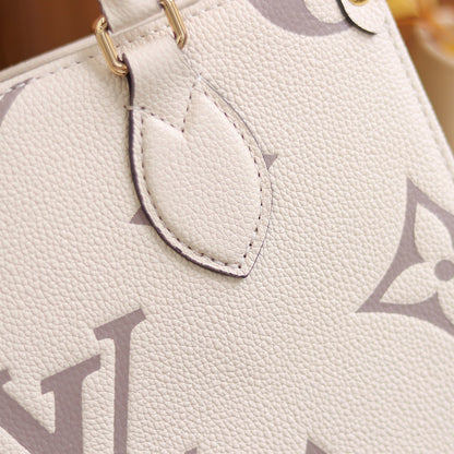 LV  OnTheGo PM Cream/Rose Pink