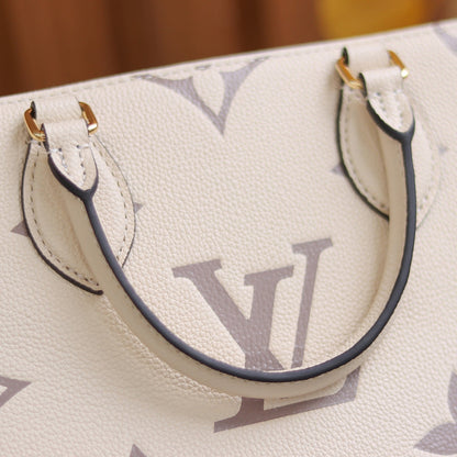 LV  OnTheGo PM Cream/Rose Pink