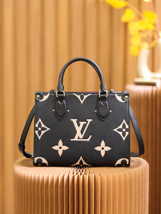 LV OnTheGo PM Black/Beige