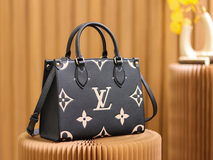 LV OnTheGo PM Black/Beige