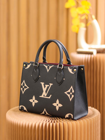 LV OnTheGo PM Black/Beige