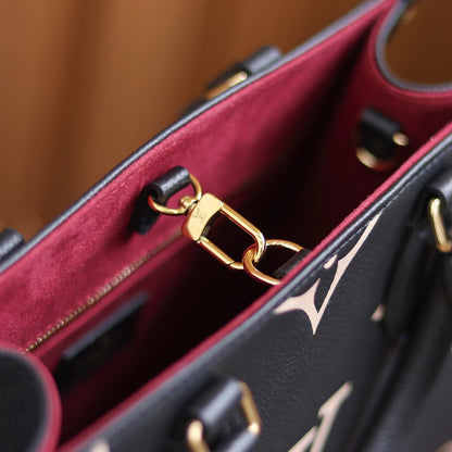 LV OnTheGo PM Black/Beige