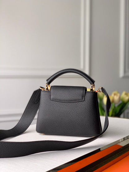 LV Capucines Mini Black