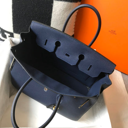 H Togo Leather Midnight Blue