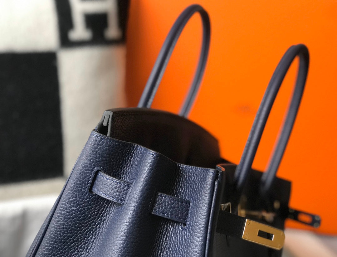 H Togo Leather Midnight Blue