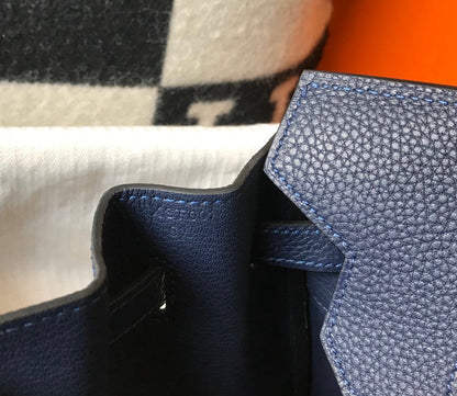 H Togo Leather Midnight Blue