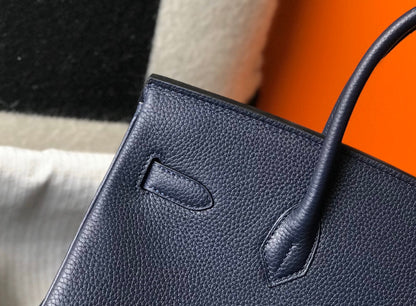 H Togo Leather Midnight Blue