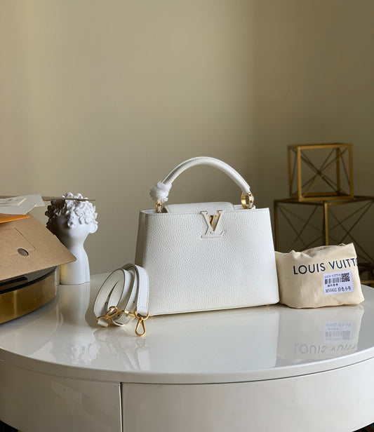 LV Capucines BB Snow
