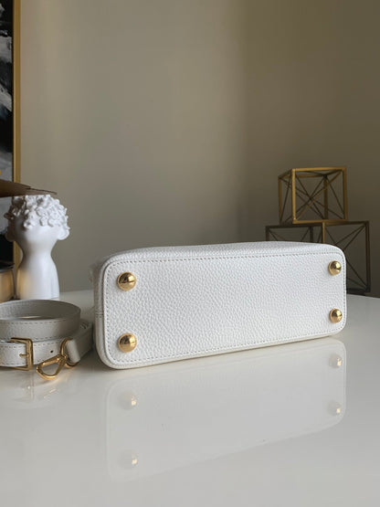 LV Capucines BB Snow