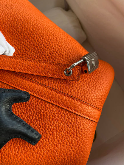 H Picotin Lock Bag Orange