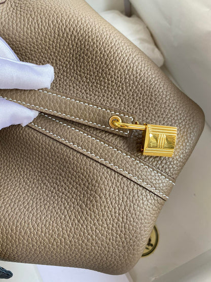 H Picotin Lock Bag Etoupe