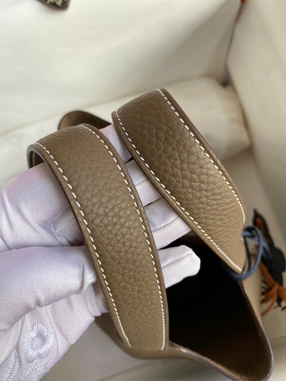 H Picotin Lock Bag Etoupe