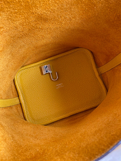 H Picotin Lock Bag Yellow