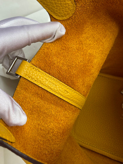 H Picotin Lock Bag Yellow