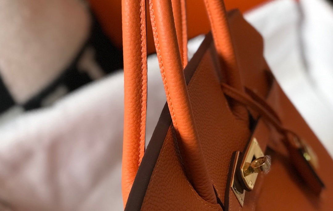 Birkin Togo Leather Orange