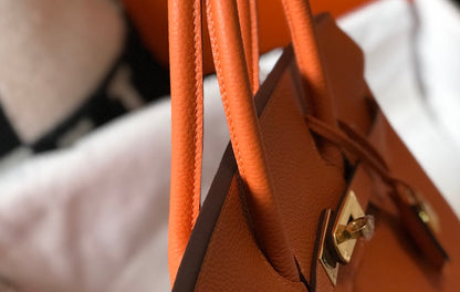 Birkin Togo Leather Orange