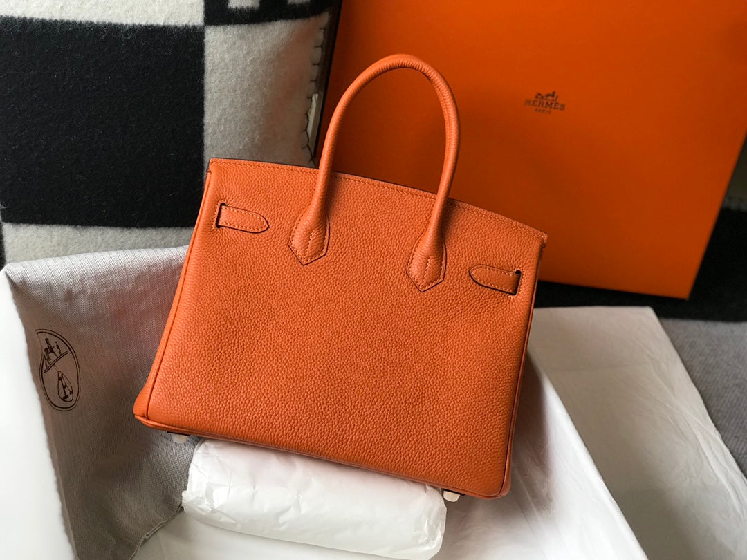 Birkin Togo Leather Orange
