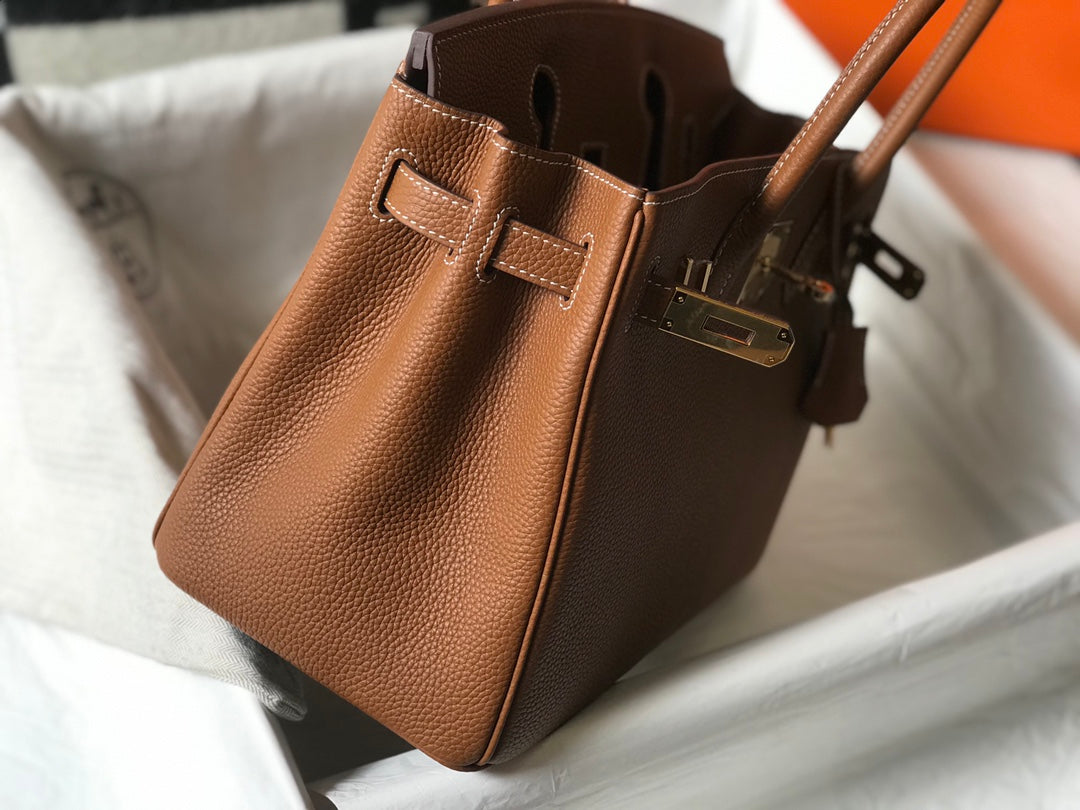 H Birkin Togo Leather Gold