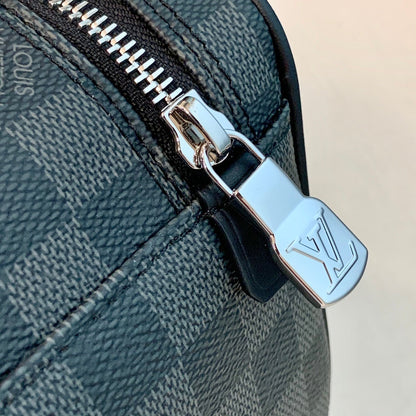 LV Toiletry Pouch Damier Graphite