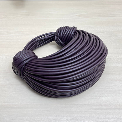 BV Double Knot Leather Bag Purple